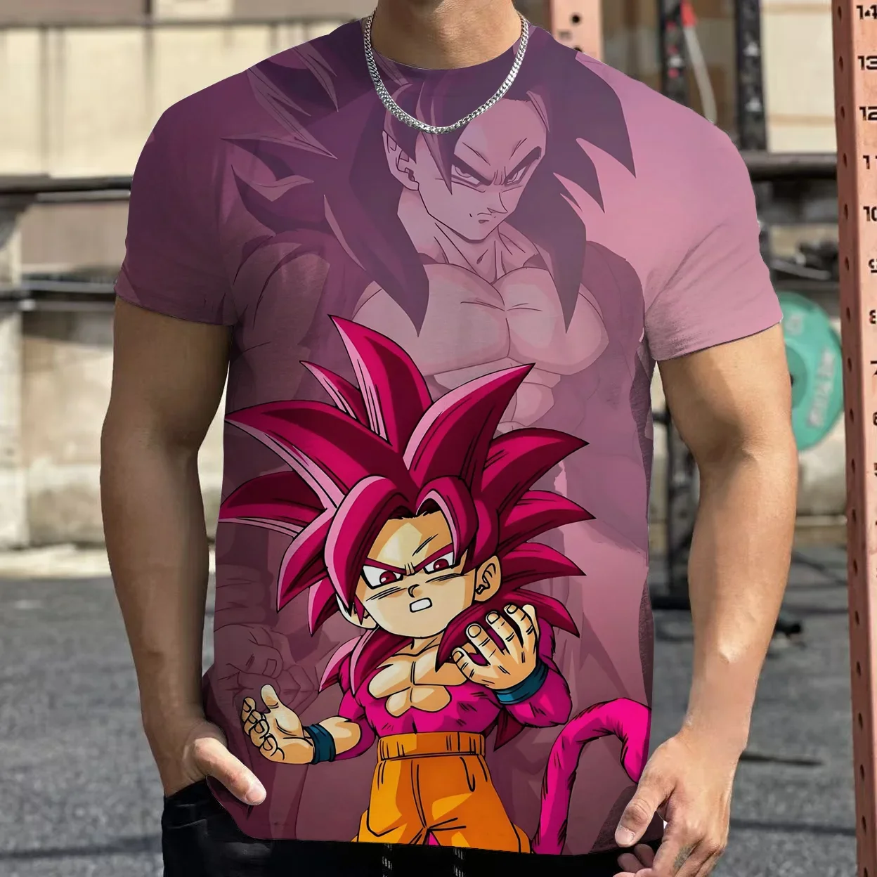 2025 الصيف الراحة طاقم الرقبة ملابس الاطفال ثلاثية الأبعاد أنيمي لعبة دراغون بول مطبوعة قصيرة الأكمام الجرافيك تي شيرت في الهواء الطلق تي شيرت الأولاد