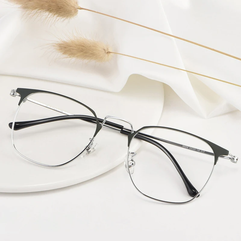 

New Arrival Metal Frame Alloy Glasses for Men and Women Eyewear Prescription Eyeglasses with Recipe Full Rim Spectacles