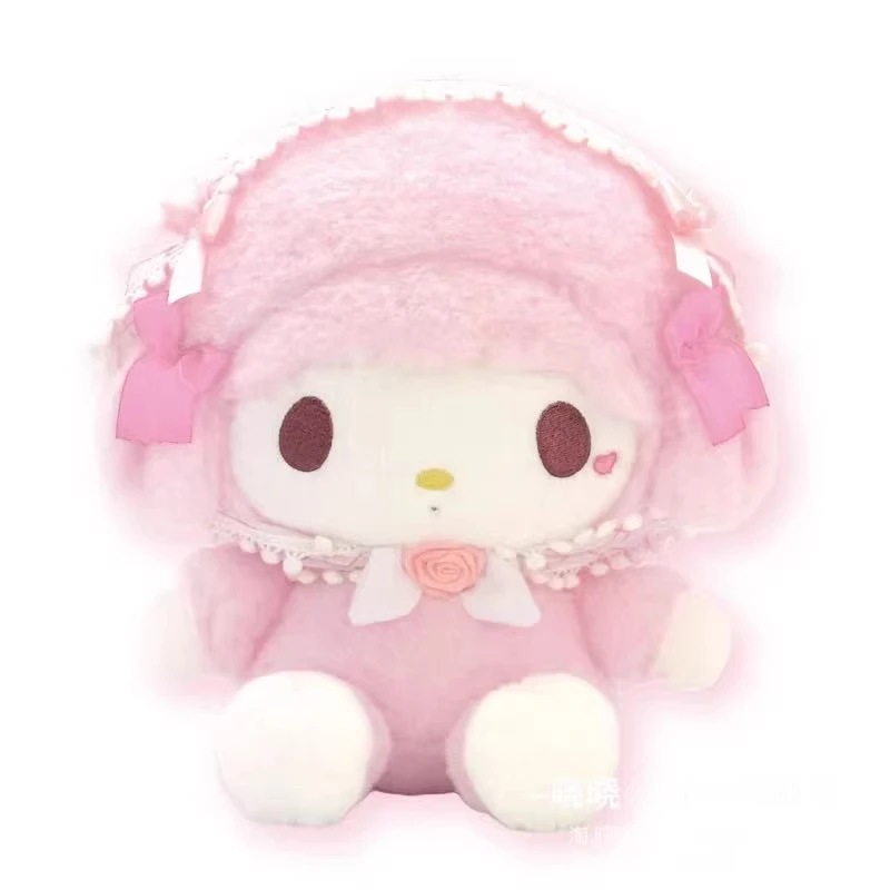 

Kawaii Sanrio плюшевая игрушка My Melody брелок для фортепиано овца аниме брелок кукла розовая мелодия детская сумка кулон женский подарок на день рождения