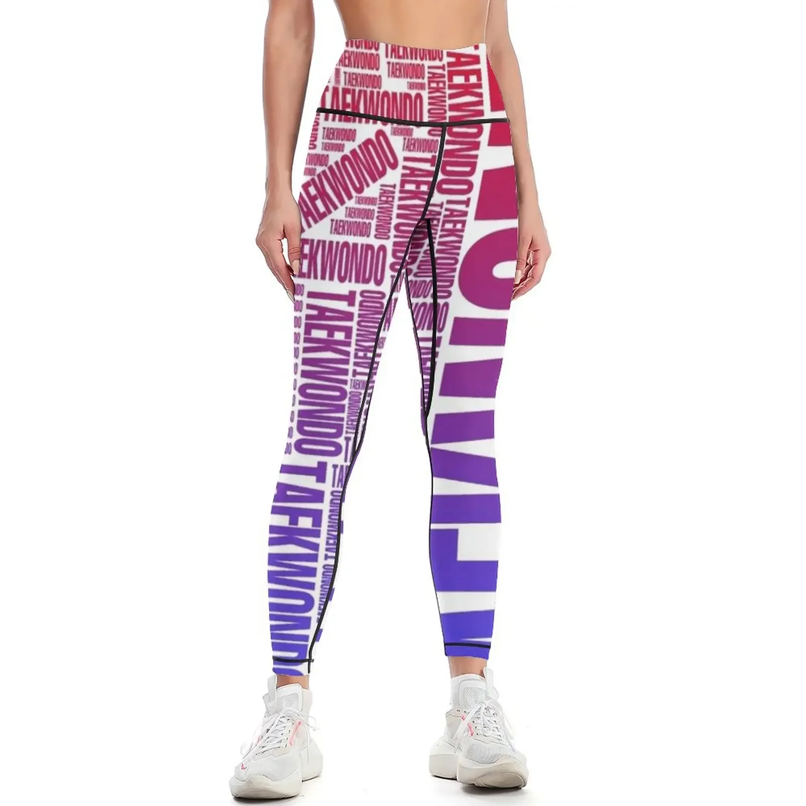 

Taekwondo Thypho Flag Colour - Korean Martial Art Leggings Fitness woman leggins push up woman gym womans Womens Leggings