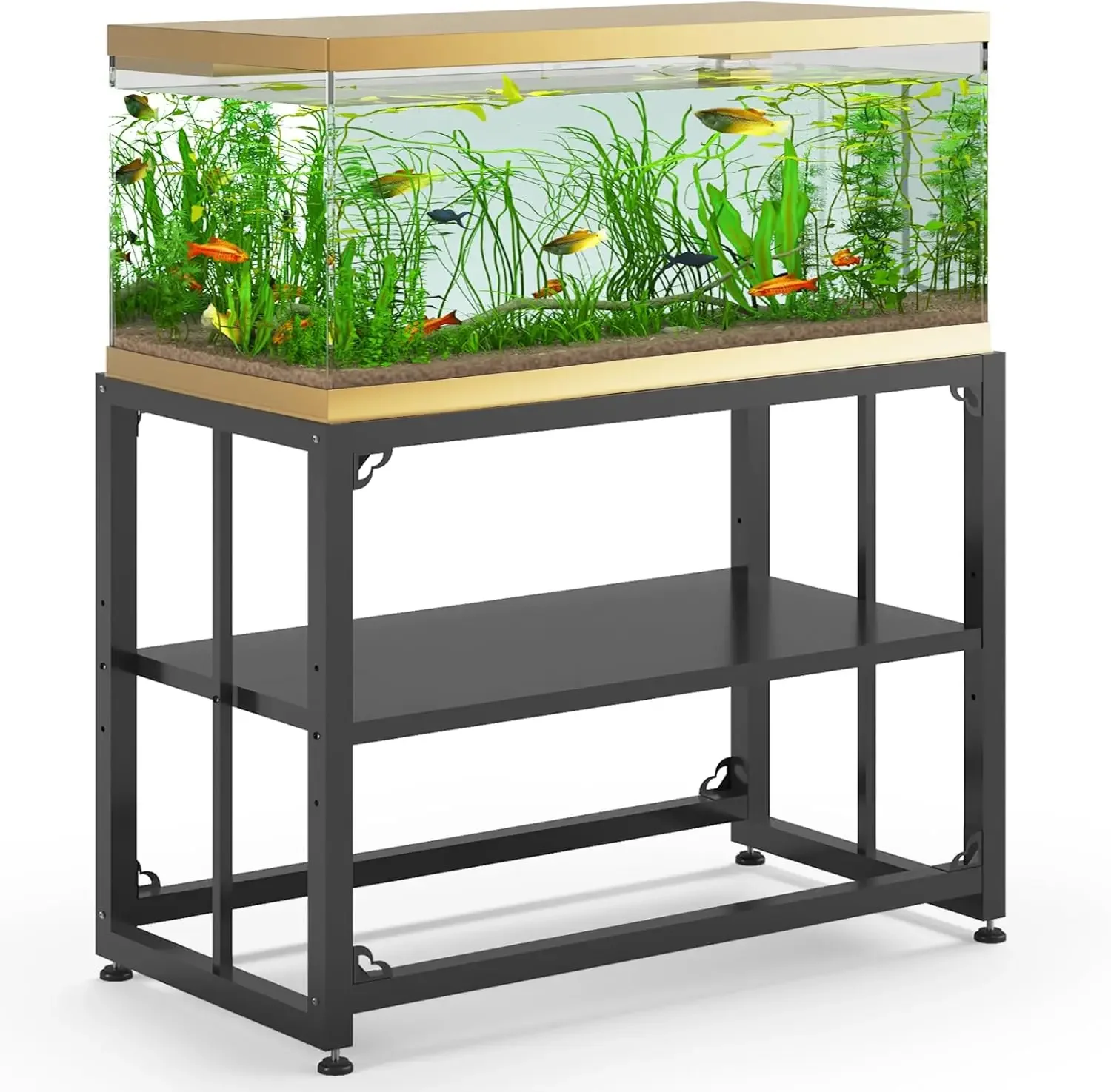 Tank Stand 40 Gallon, Metal Aquarium Stand 36.5