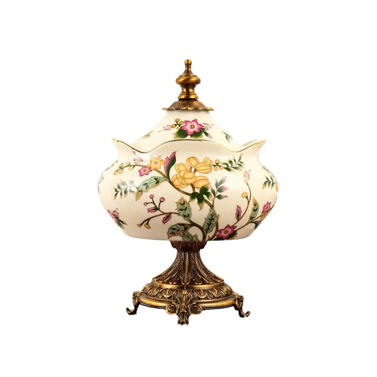

Retro ceramic storage pottery jars, atmospheric high-end home jewelry tabletop ornaments, jewelry box candies can be stored