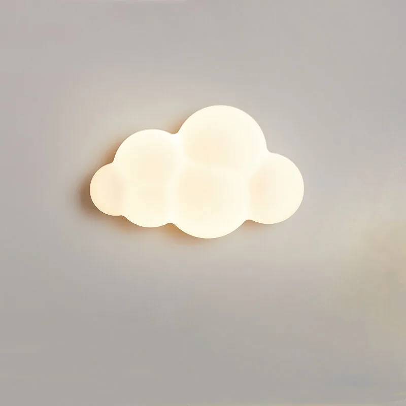 White Cloud Children's Room Wall Lamp Home lamp Decor For Bedroom Living Room Gallery Corridor Aisle Fixtures