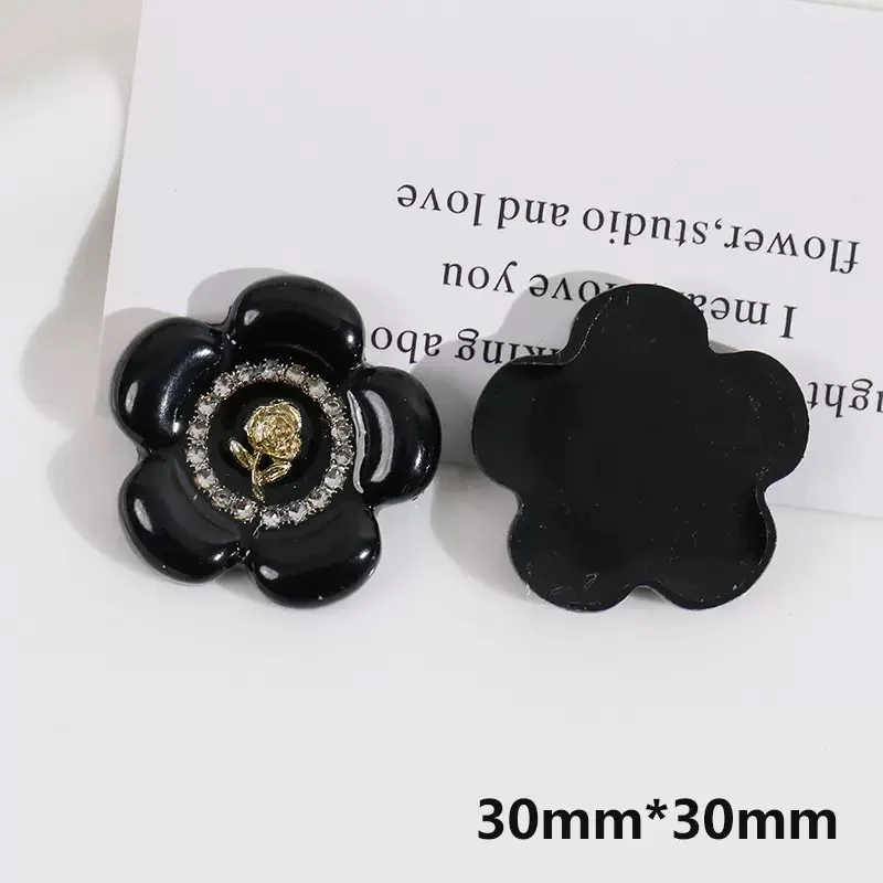 Wholesale 30pcs/lot color print geometry square hearts flowers shape resin cabochon beads diy jewelry garment hair accessory