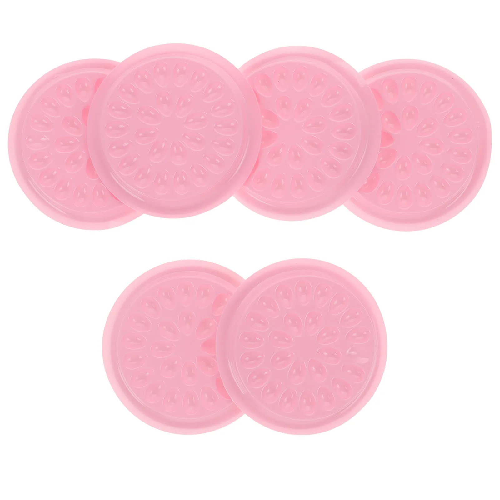 50個入り 耐久性のあるPVC製まつげグルートレイ スタイリッシュなまつげホルダー 簡単清掃 液だれ防止パッド まつげエクステ用品 まつげホルダー