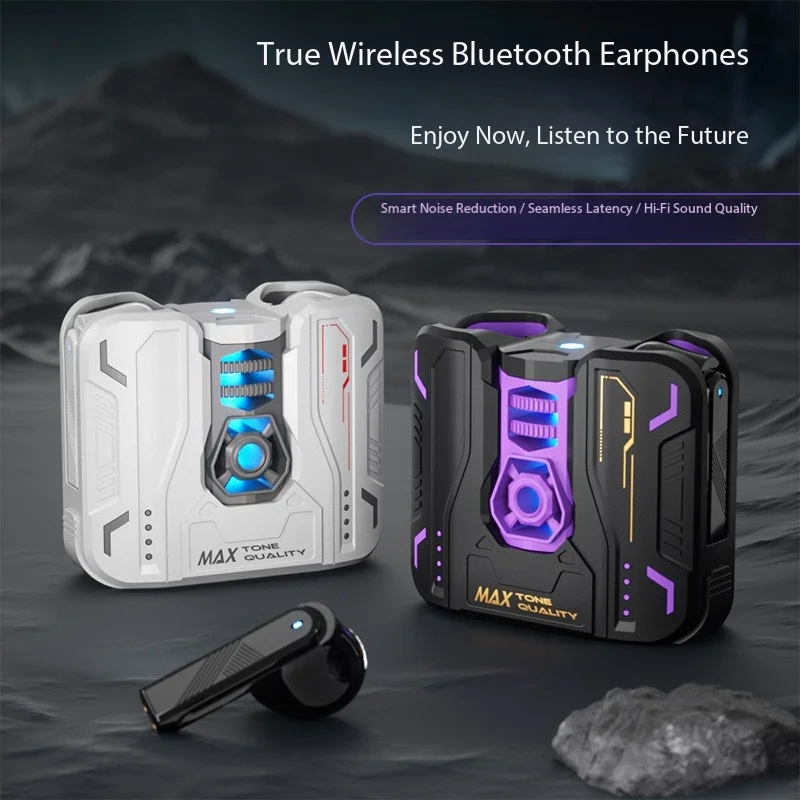 

Hi-fi Earphone Headphone Noise Cancelling Earbuds Long-lasting Wireless Bluetooth 5.4 Gaming Headphones For iPhone Samsung
