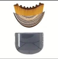 Brosse faciale sèche Portable, poils souples, outil de Massage lymphatique profilé, dispositif de sculpture du visage, brosse d'exfoliation douce pour Spa à domicile 5