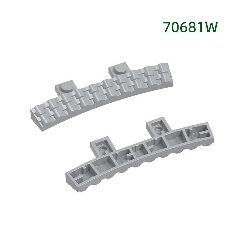 

MOC 10 шт. 70681 Вт, большая дуговая плитка, 61x81, комплект строительных блоков, обучающие кирпичи на крыше, головоломка из частиц, игрушка «сделай сам», детский подарок на день рождения