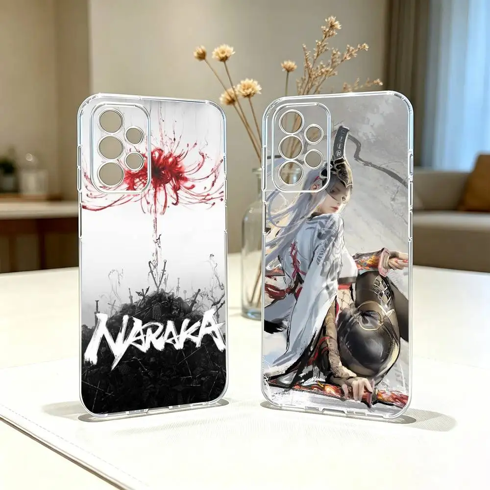 Game N-Naraka Bladepoint   Phone Case For Samsung S25,S24,S21,S22,S23,S30,Ultra,S20,Plus,Fe Transparent Cover