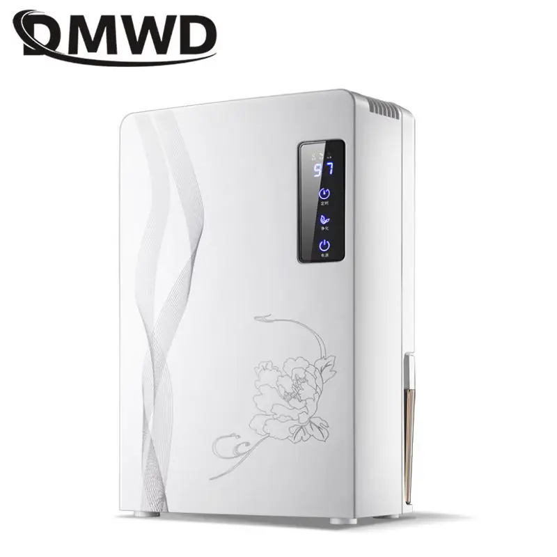 24H Timer Dehumidifier 2.2L Removable Tank LCD Touch panel Automatic shutdown Intelligent Air Dryer Moisture Absorption Purifier