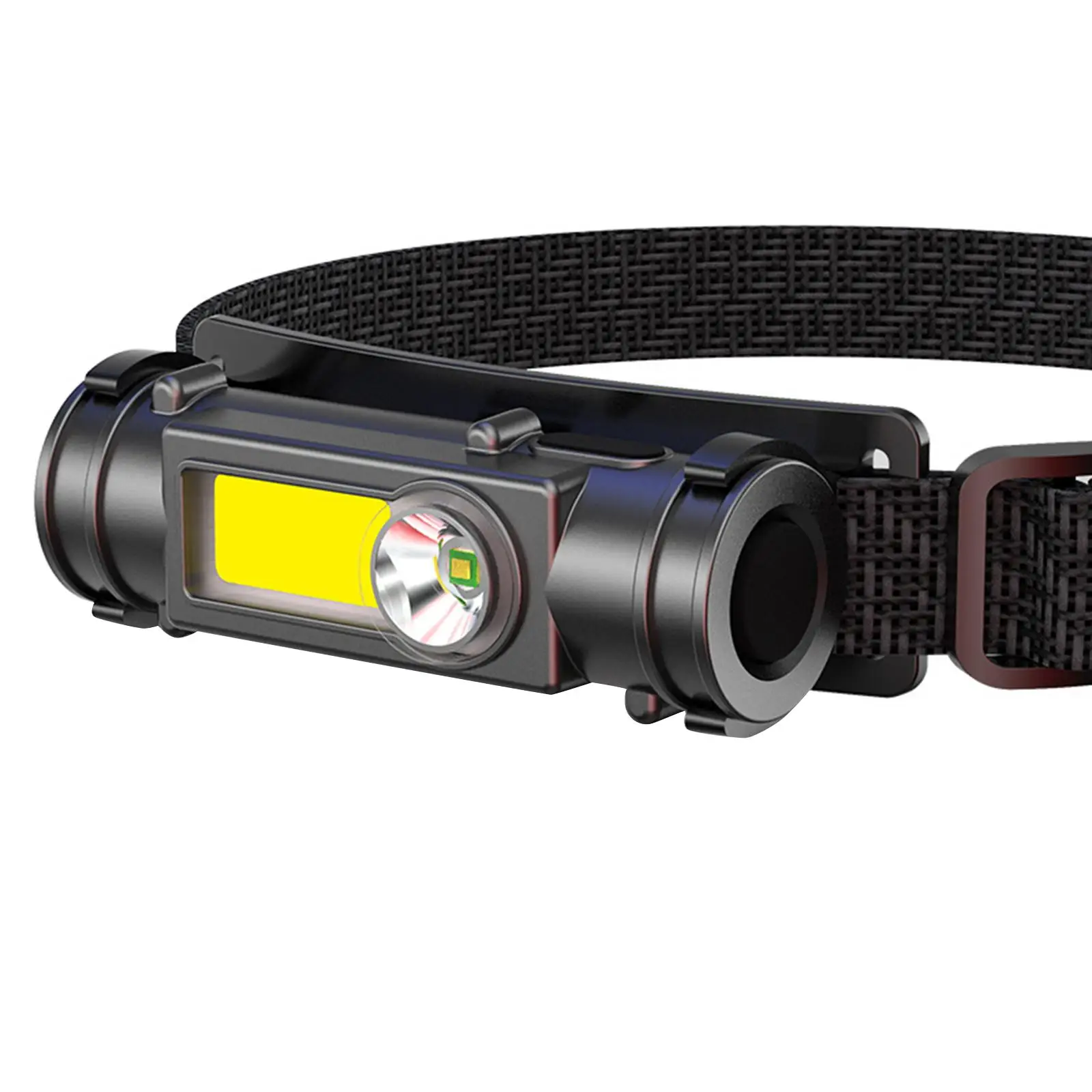

5xLED Headlight Rechargeable Compact Camping Headlight for Running Hiking Work