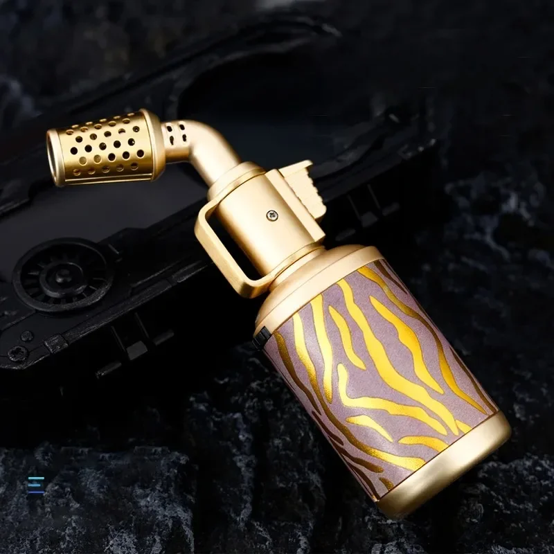JOBON New Direct Charge Cigar Lighter, Inflatable Windproof Blue Flame Welding Gun Lighter, Cigar Accessories, Men's Gift