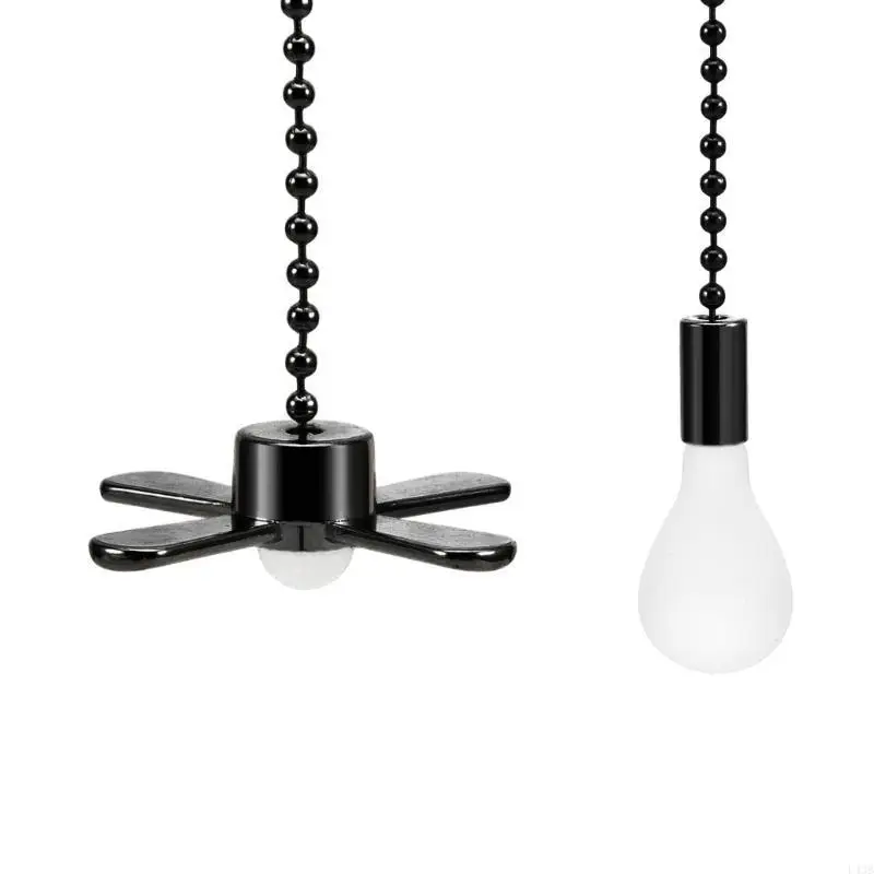 Durable Bulb Fan Pull Chain Rust resistant Fan Light Pendant Fan Light Switches L43B