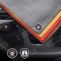 Car Wolfsburg Edition Logo Cleaning Drying Cloth Car Wash Towel Soft Wash Double Layer Rags For Touran Tiguan Golf Polo Jetta