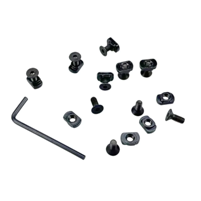 10 sets/pack of M4 T-nuts and MLOK M-LOK screw replacement kit, with a small wrench included for every 10 sets