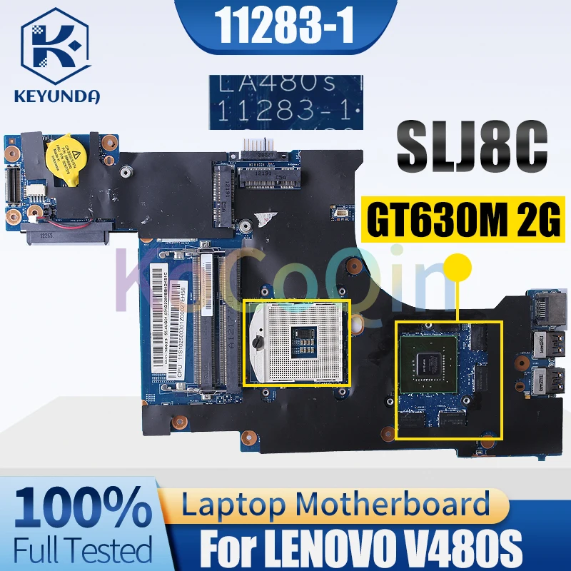 

For LENOVO V480S Notebook Mainboard 11283-1 SLJ8C N13P-GL-A1 GT630M 2G 11S90000482ZZ Laptop Motherboard Full Tested