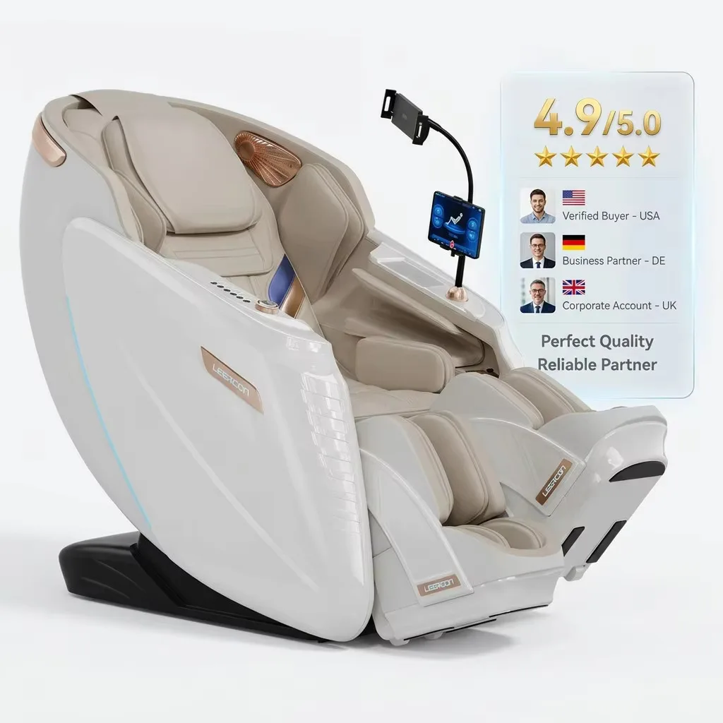 Coofull LEERCON Split-type Legrest Drive High Business Spec Full Body Massage Chair 4D AI Dual-Mechanism Leg Sync zero Gravity
