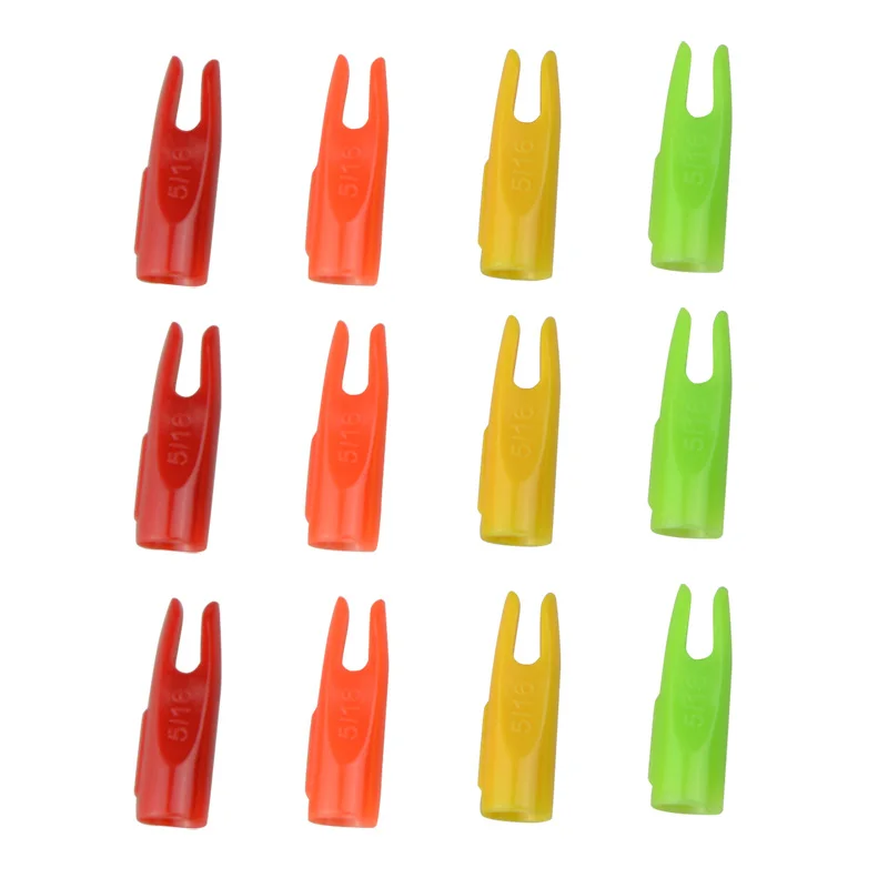 

100pcs Arrow Nocks For OD 8mm Arrow Shaft Plastic Arrow Tails DIY Nocks Replacement Hunting Shooting Accessories