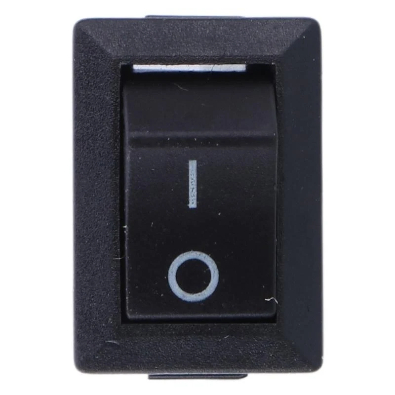 F92C Zwart Wit aan/uit Rechthoek Auto Boat-knop KCD1-2PIN 250V 3A NIEUW