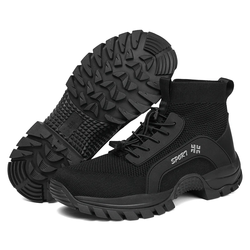 Hiking Shoes for Men Outdoor Comfortable Mesh High Top Boots Mountaineering Woman Quick Drying Leisure Travel Sneaker