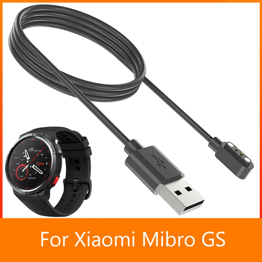 Smartwatch Dock Charger for xiaomi Mibro GS Wrist Watch Wristband Bracelet USB Magnetic Charging Cable Cord Base Accessories