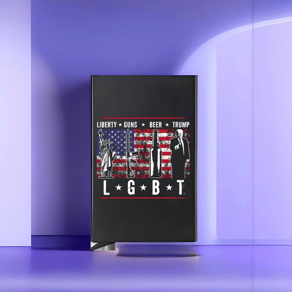 

Картхолдер Liberty Guns Beer LGBT 2026: Новая модная модель с принтом, различные цветовые варианты, простой в использовании, компактный для повседневных нужд