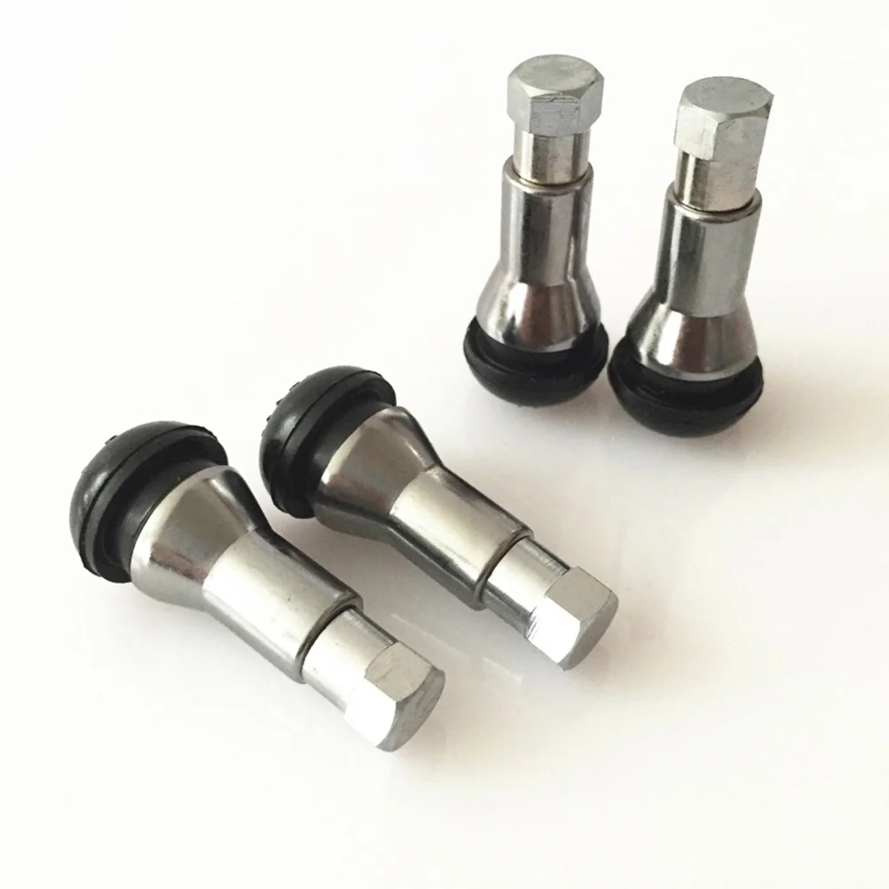 2 Sets Tr414ac Decoration Tire Valves Kit Car Stem Sleeves and Caps 10 Piece Air Nozzle Aluminum Alloy Tyre