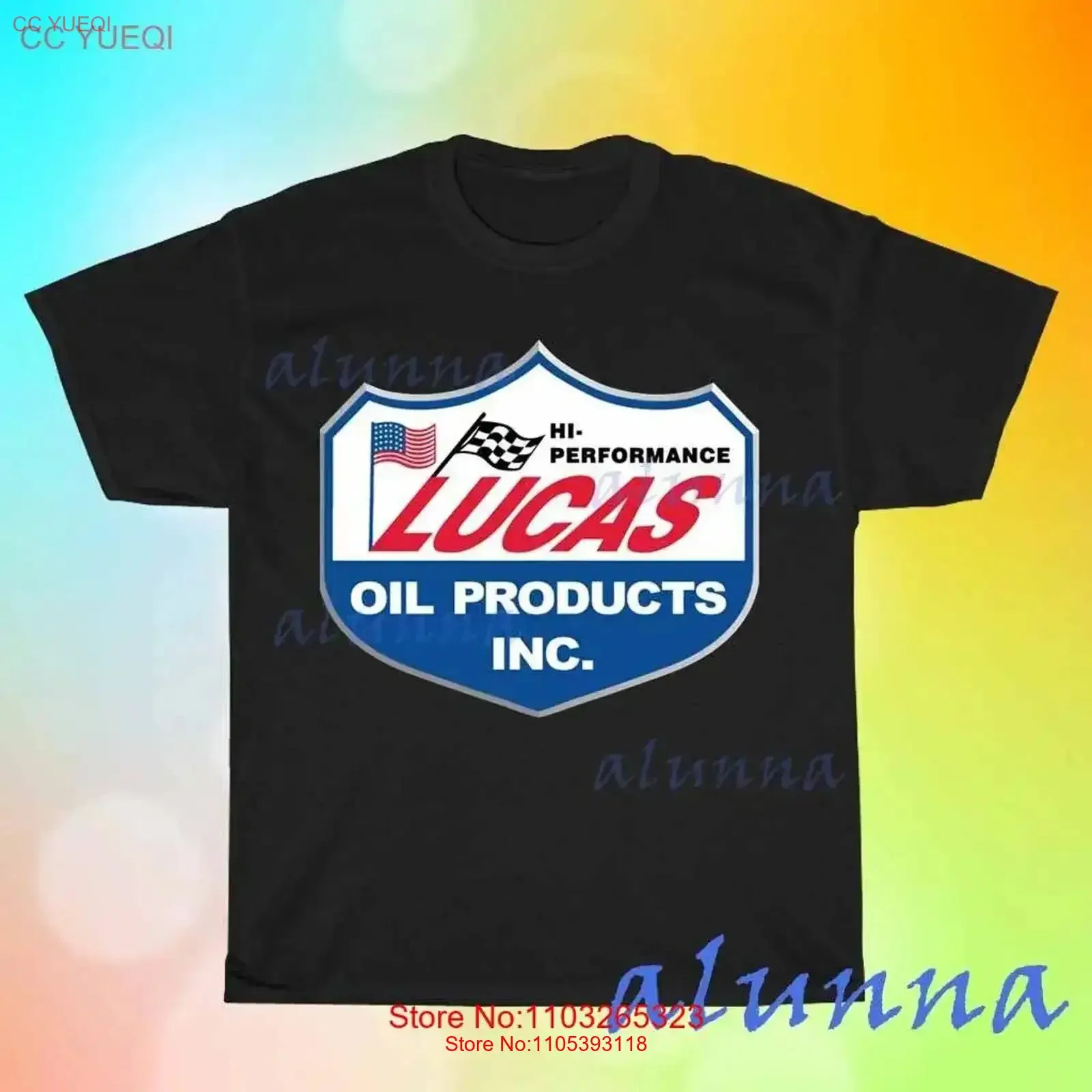New Lucas Oil Drag Racing Series Black T shirt Funny Size S to 5XL vintage Washed designer clothes Breathable Versatile homme