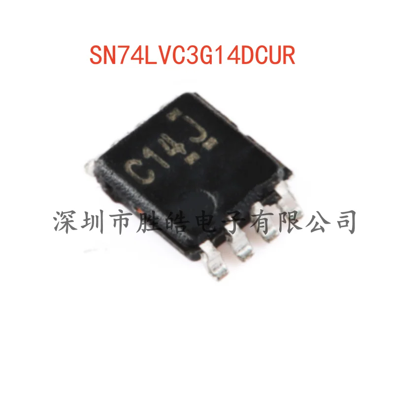 

(10PCS) NEW SN74LVC3G14DCUR 74LVC3G14 Three-Way Helmut Schmidt Triggers The Inverter Chip VSSOP-8 Integrated Circuit