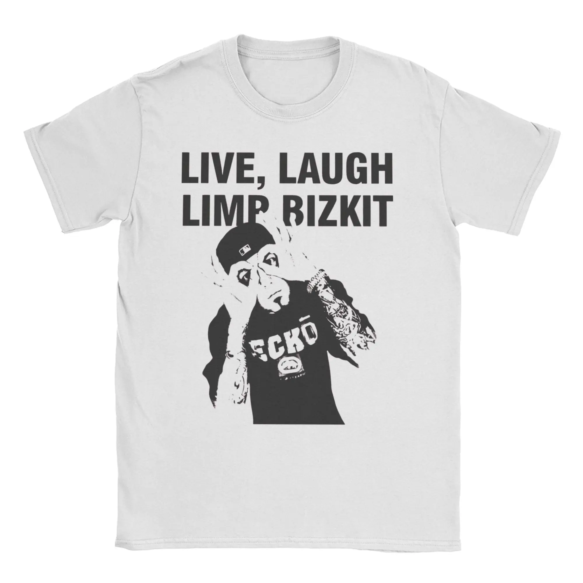 

Limp Bizkit Cotton T Shirt For Couple Beach Y2K Retro T Shirts Crew Neck Leisure Tees Oversized Dropshipping Tops