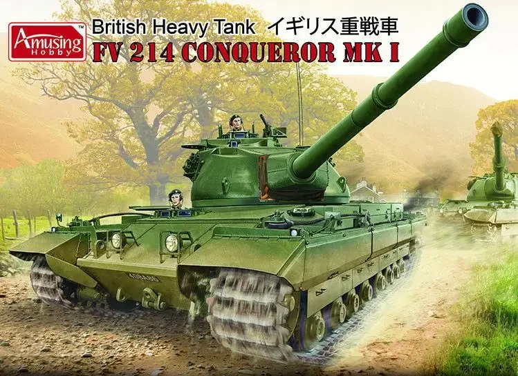 AMUSING HOBBY 1/35 British Heavy Tank FV214 Conqueror MK I #35A006 Model Kit