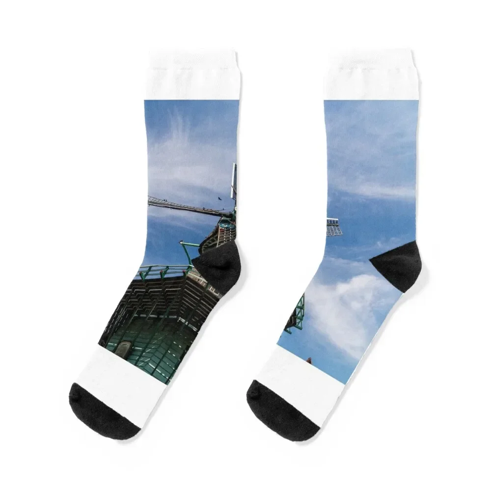 

Zaanse schans windmills Socks cartoon christmas gift kawaii New year's Woman Socks Men's
