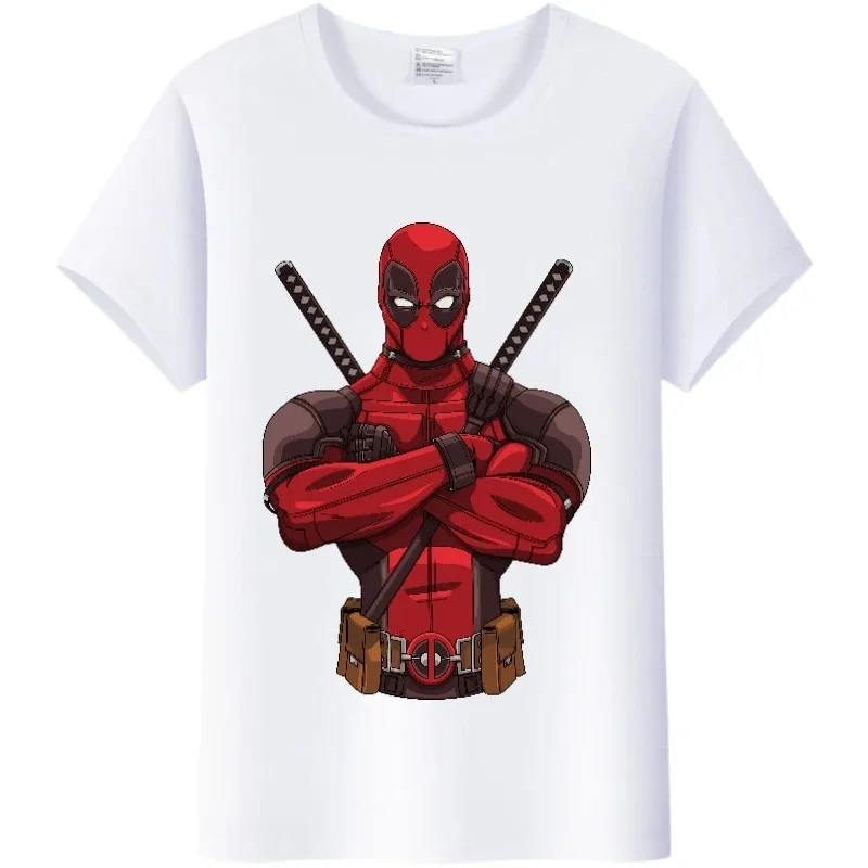 

2024 New Disney Superhero T-shirt Men's Venom Print T-shirt Summer Short Sleeve Clothing Y2K Fashion Everyday T-shirt