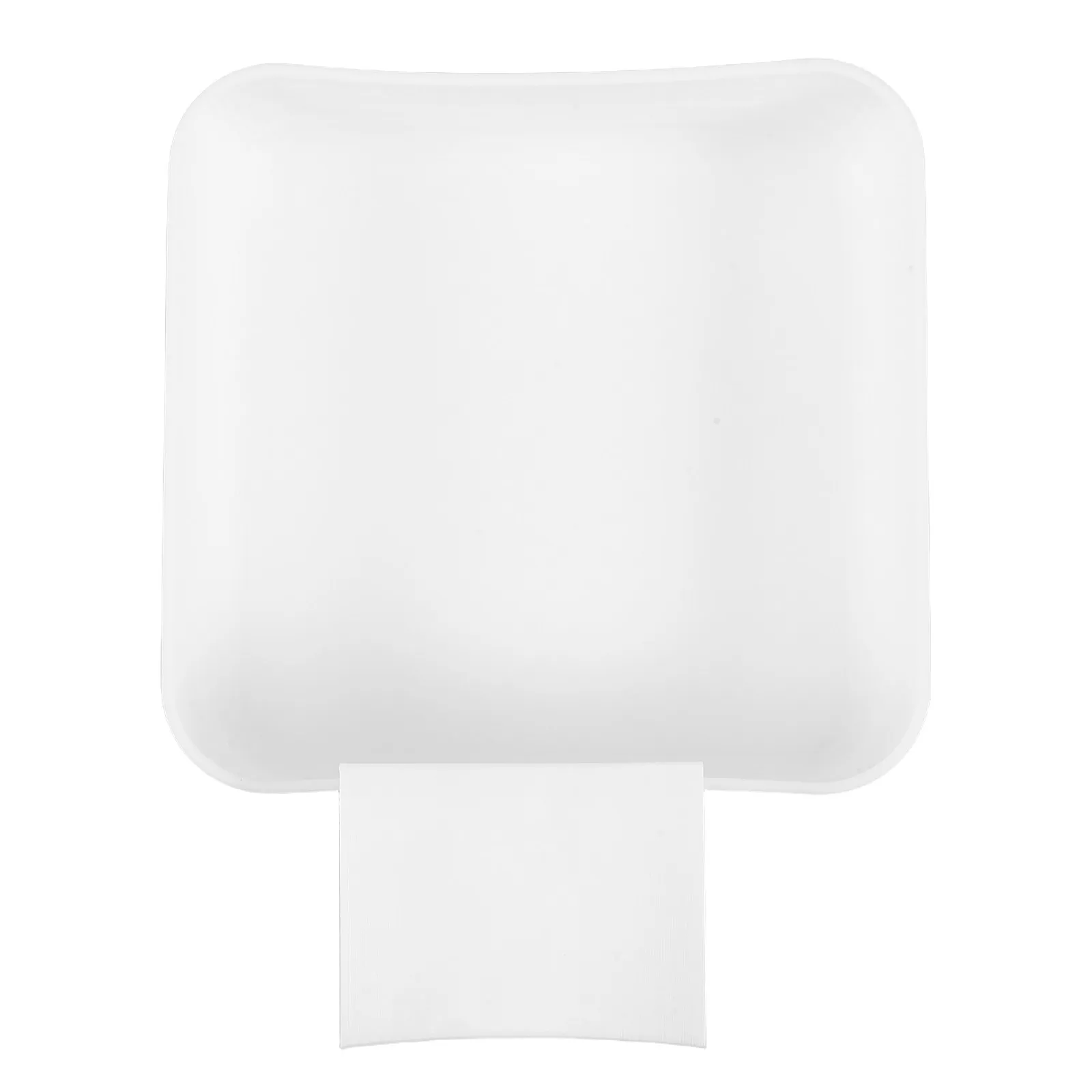 Washing Machine Drip Pan White Plastic Water Leak Catch Tray Hose Guide Storage Laundry Room Appliances 6.3x4.7x2.4 Washer