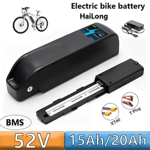 52V 20Ah 전기차 배터리, 하일롱 18650 리튬 배터리, 과충전 및 과방전 보호, 1200회 충전 사이클 수명