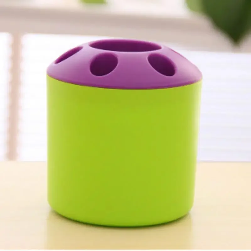 2pcs Creative Home Toothbrush Holder Multi-purpose Plastic Toothbrush Storage Tube Daily Necessities - Image 5