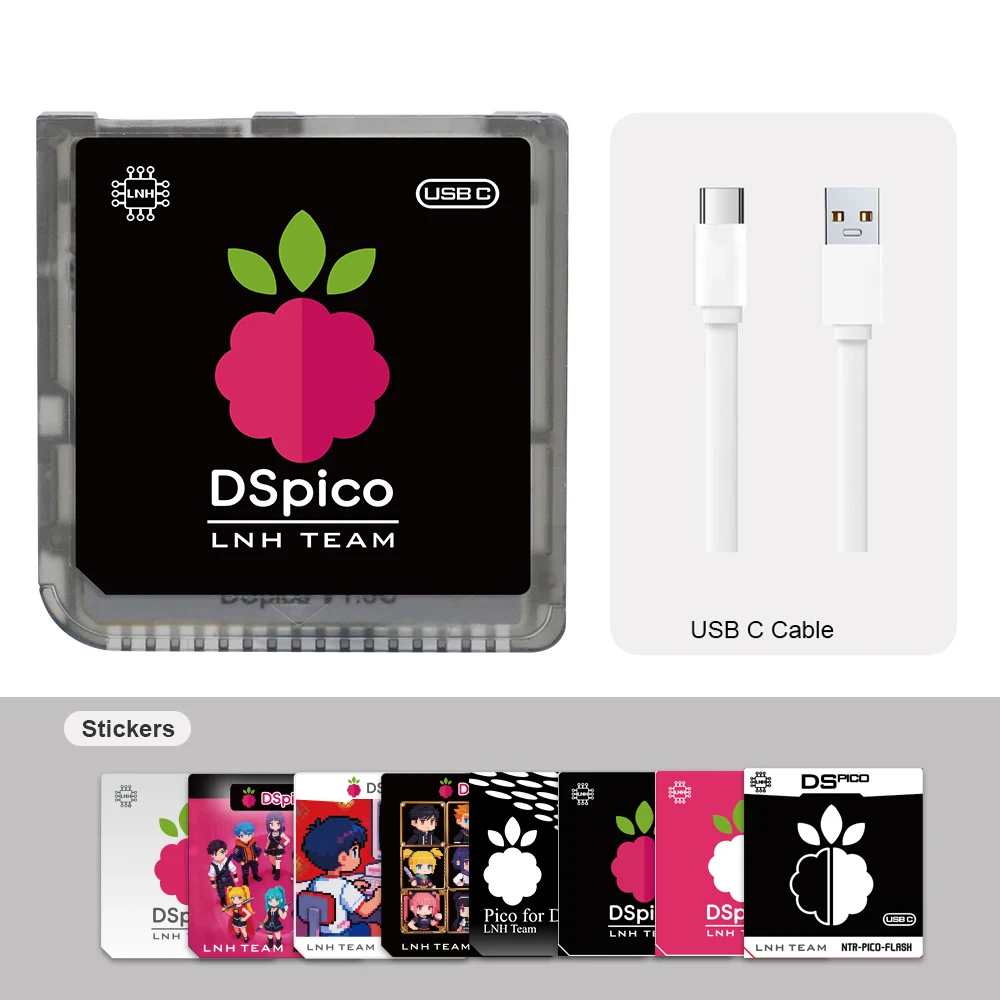 Chiscart DSpico USB C Version Game Cartridge For NDS NDSL DSi 3DS Consoles image 3