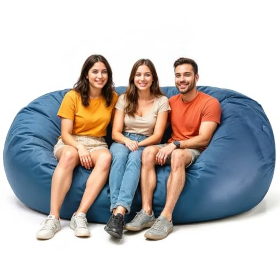 

Мешок-мешок для улицы/в помещении, 7 футов, водоотталкивающий и выцветающий, удобный стул-мешок для патио, заднего двора, террасы Garde