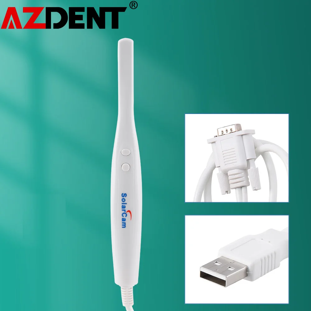 Dental Intraoral Camara Endoscope Waterproof Visual VGA Type 8 White Cold LEDs