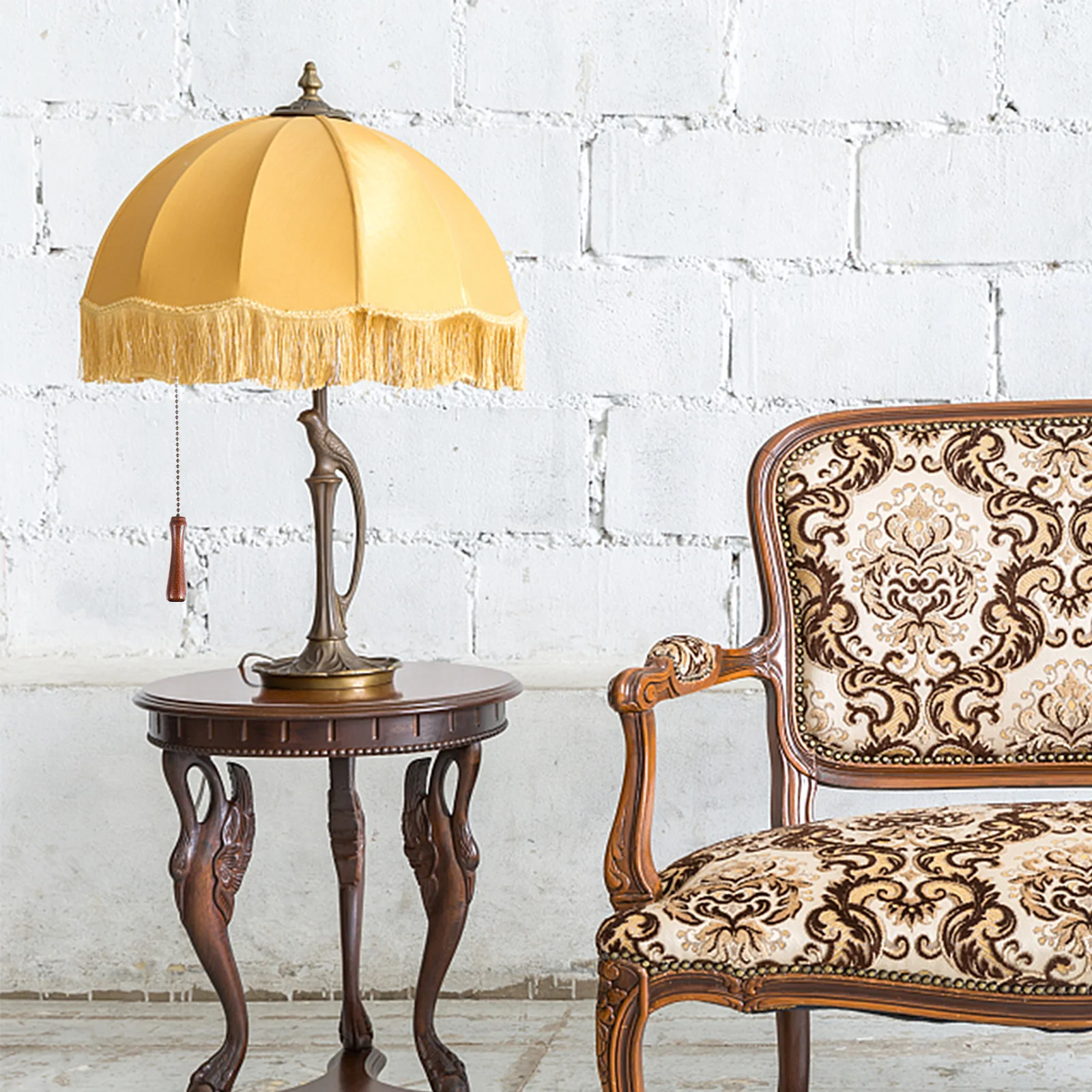 

3Pcs Fan Pull Chains Wooden Stick Durable Practical Ceiling Fan Light Decorative Accessories Wooden Stick Chain Pendant