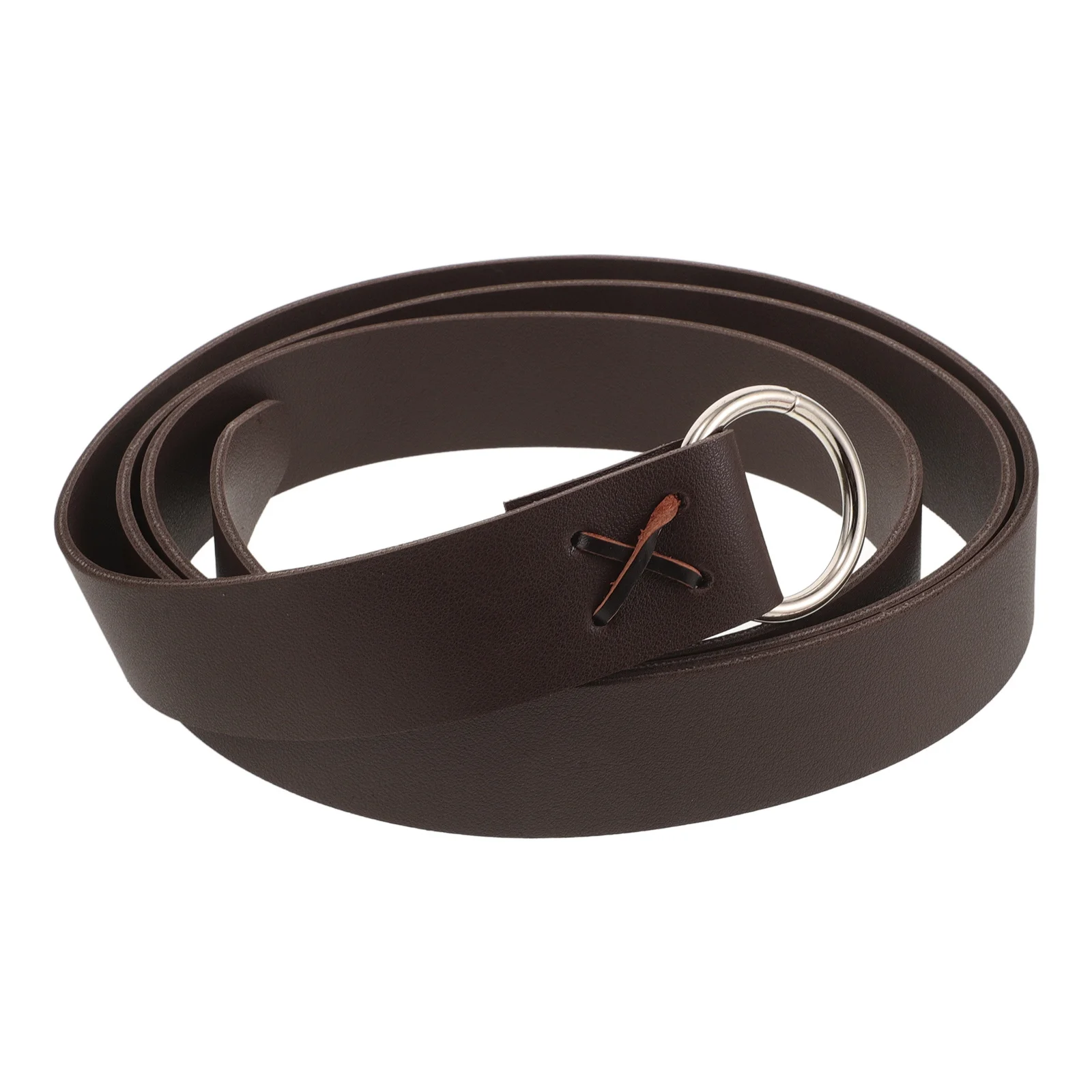 Cinturón Medieval de Pu ajustable, faja de cintura de pirata renacentista vikingo marrón para Cosplay, vestido elegante de Halloween para hombres y mujeres