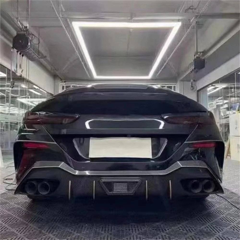 Body Kit for  8 Series Coupe 4 Door G14 G15 G16 2018-2023 Upgrade AC Style Carbon Fiber Front Lip Spoiler