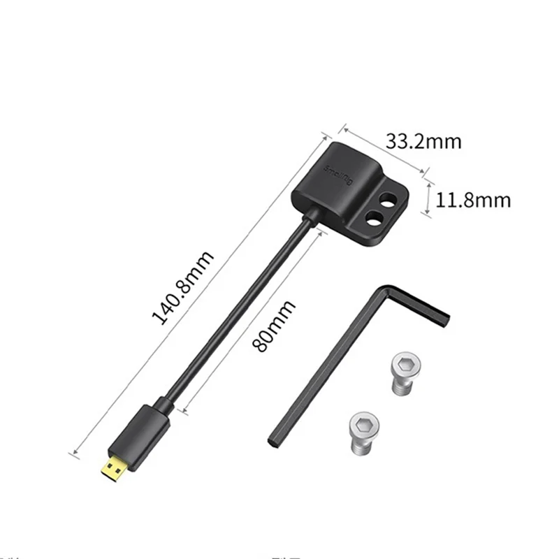 ABDE-스몰리그 울트라 슬림 4K 어댑터 케이블 D to A (BMPCC 4K, 소니 A7R IV, A7RIII, A7III, A7II 용)