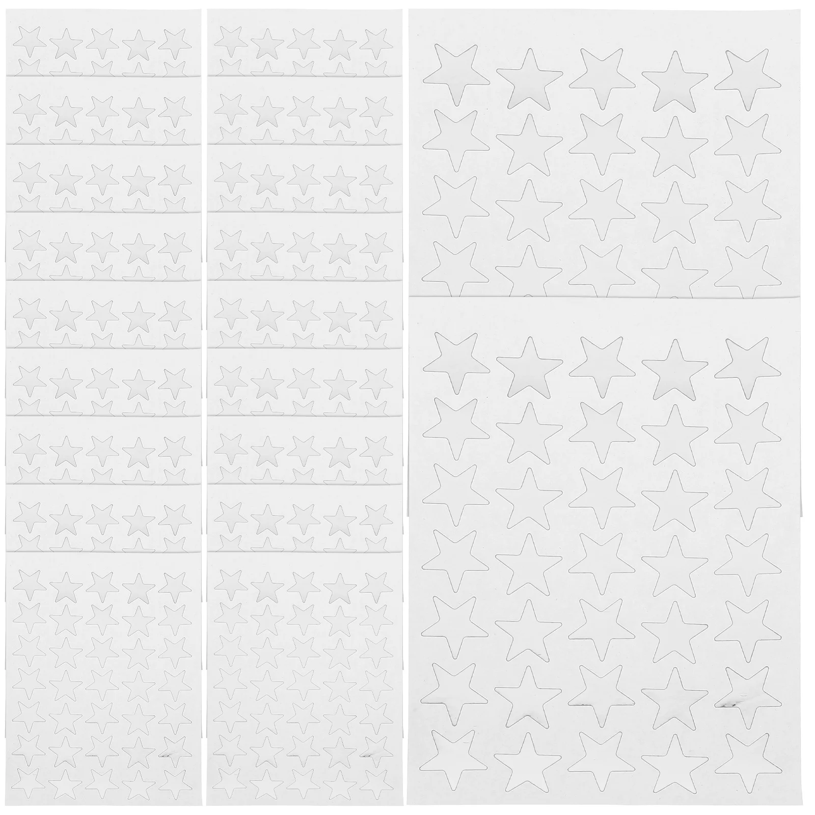 35 قطعة 2 أكياس صغيرة الخماسي على شكل مكافأة ملصقات ذاتية اللصق ملصقات الزخرفية للفصول الدراسية مدرسة مكتب استخدام القرطاسية #6