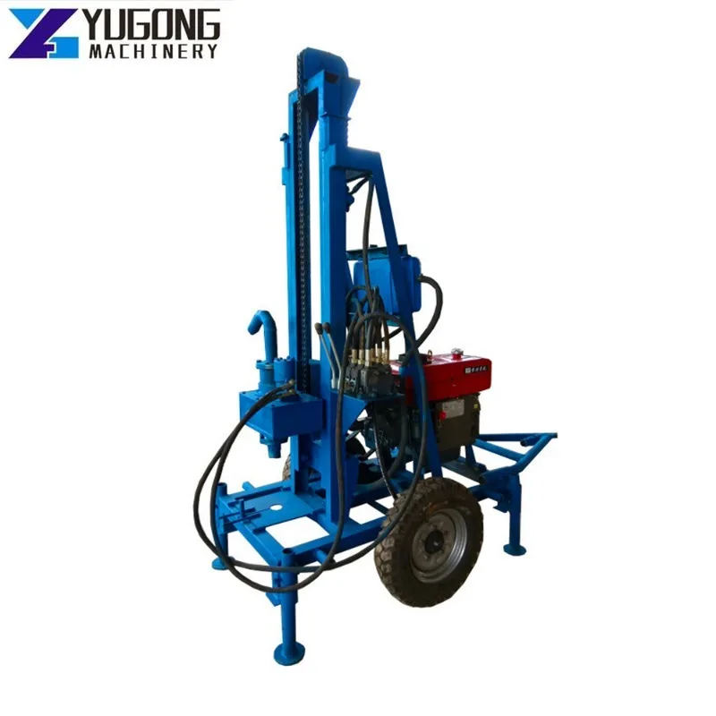 YG Pipe Connector Manual Water Well Drilling Rig Head for Sale 120m Water Well Drilling Rig Water Well Drilling