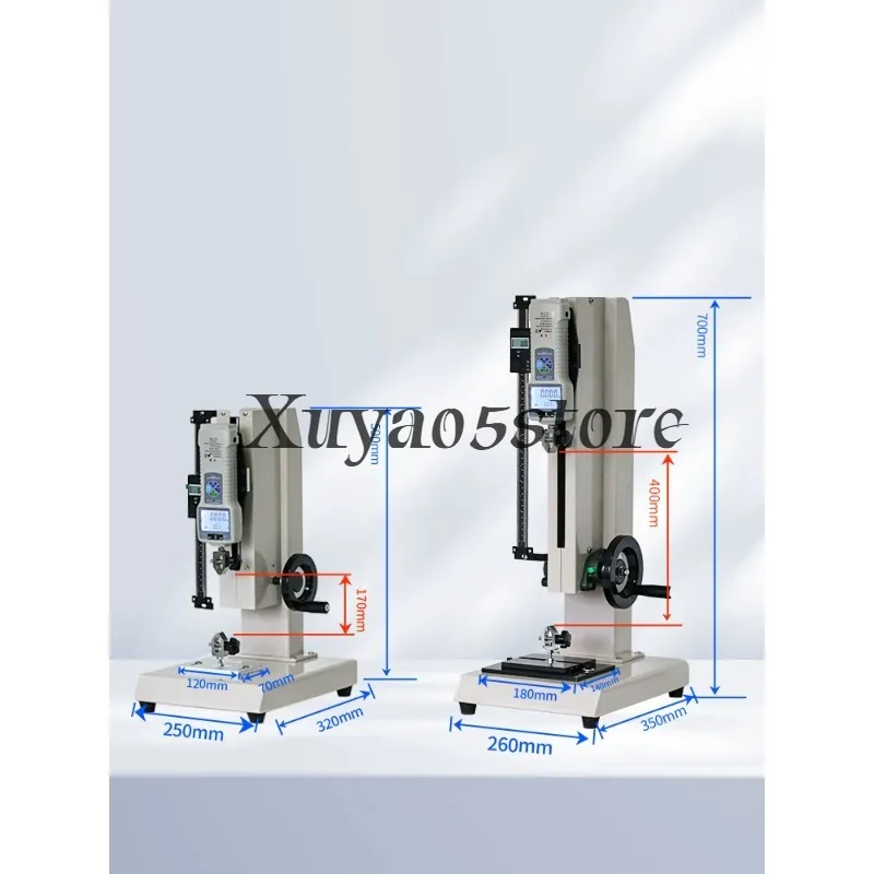 High precision hand spiral rack push-pull force meter spring pressure testing machine