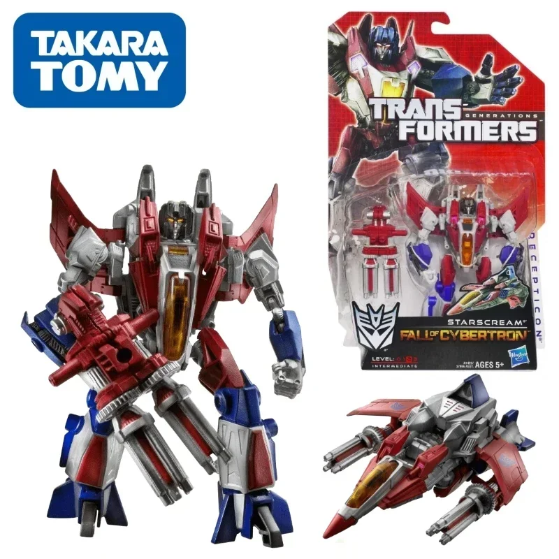 

In Stock Takara Tomy Transformers G Series Fall of Cybertron D-Class Starscream Robot Anime Action Model Toys Gift