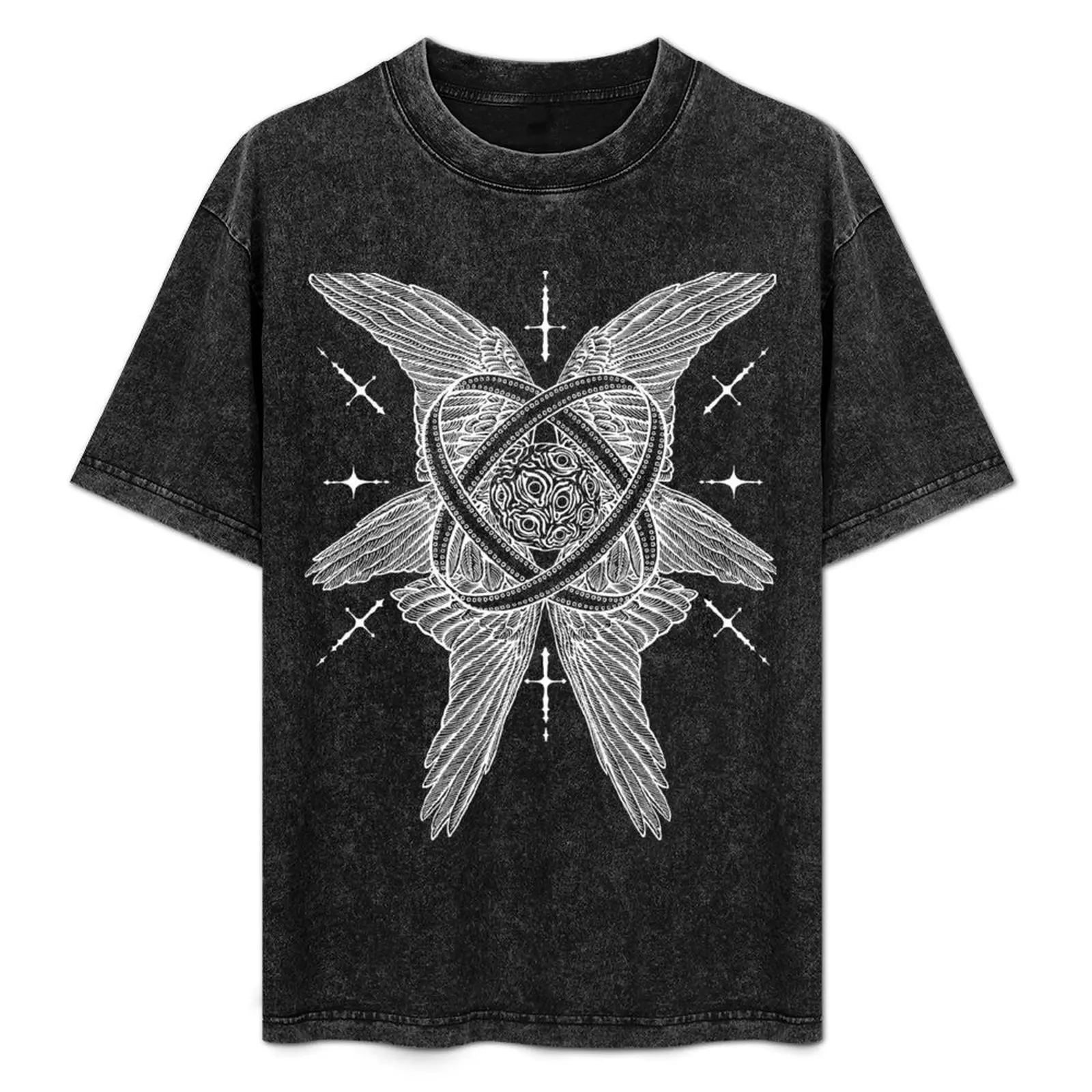 Seraphim W T-Shirt aesthetic clothes sweat cute tops baggy shirts vintage t shirt men