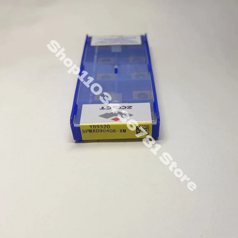 Твердосплавные токарные пластины для ЧПУ SPMX07T308-XM YB9320/SPMX090408-XM YB9320/SPMX110408-XM YB9320/SPMX140512-XM YB9320, 10 шт.