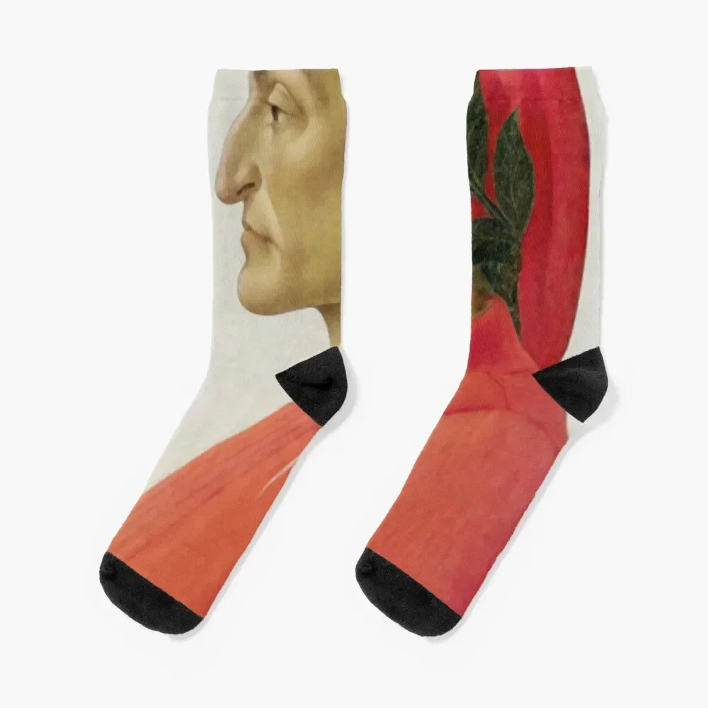 

Dante Alighieri Socks essential Toe sports New year's Luxury Woman Socks Men's